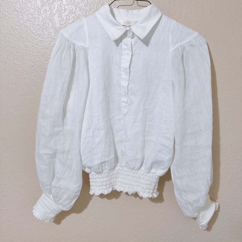 100% linen blouses
